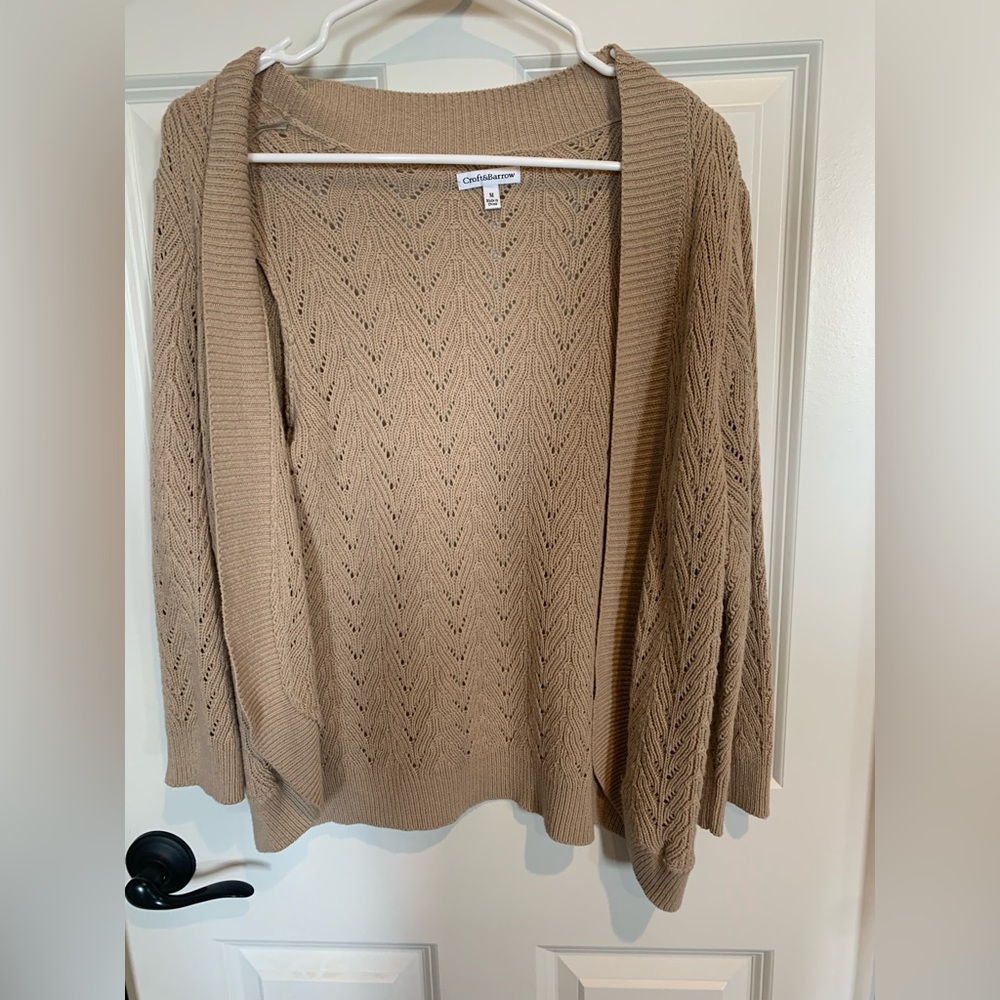 Croft & Barrow cable knit cardigan